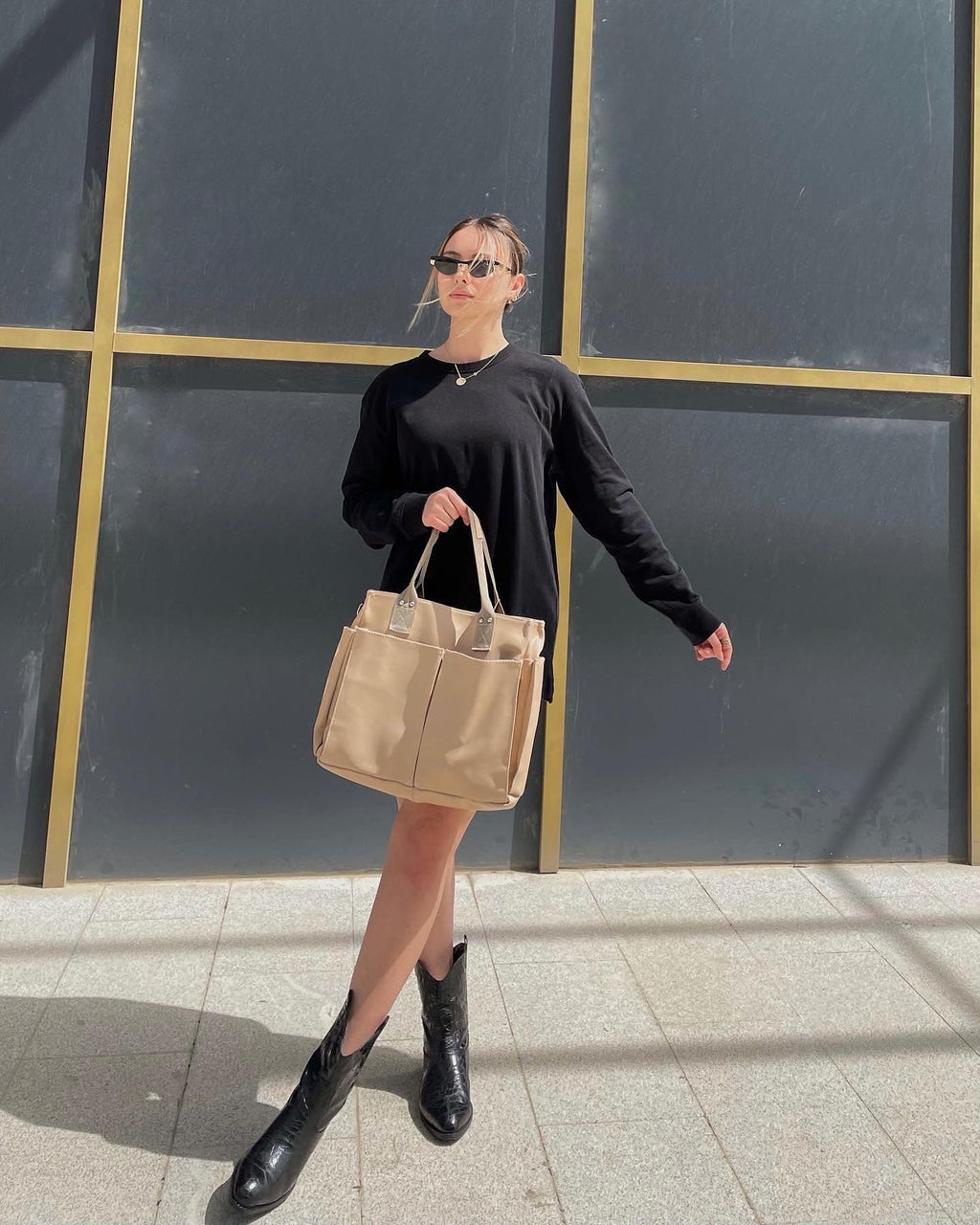 Baby B♡nd Dames Handtas – Zandkleur – Elegant & Tijdloos Design