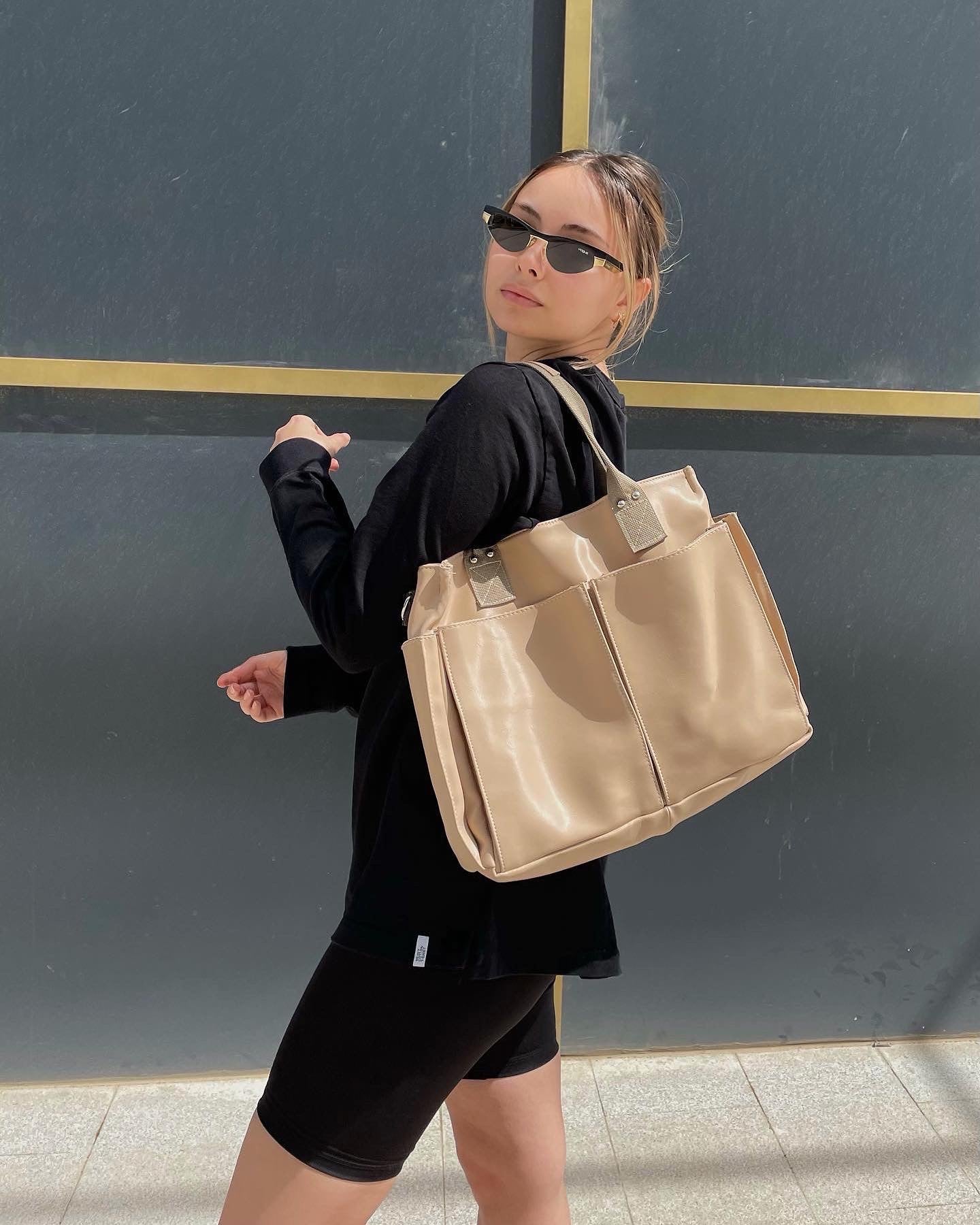 Baby B♡nd Dames Handtas – Zandkleur – Elegant & Tijdloos Design