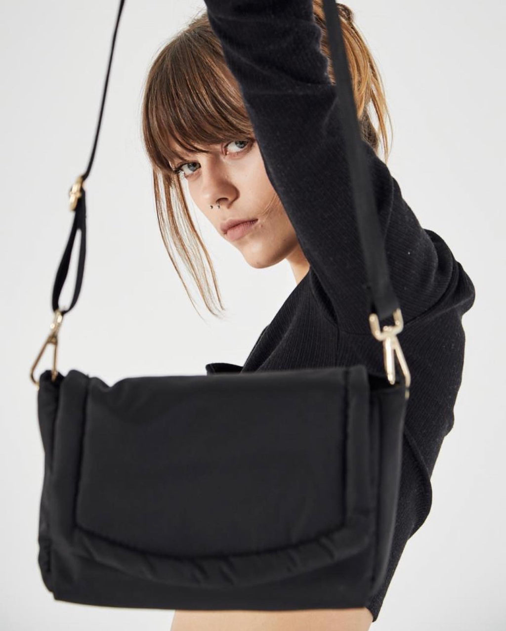 Luxe Gewatteerde Schoudertas – Babybond