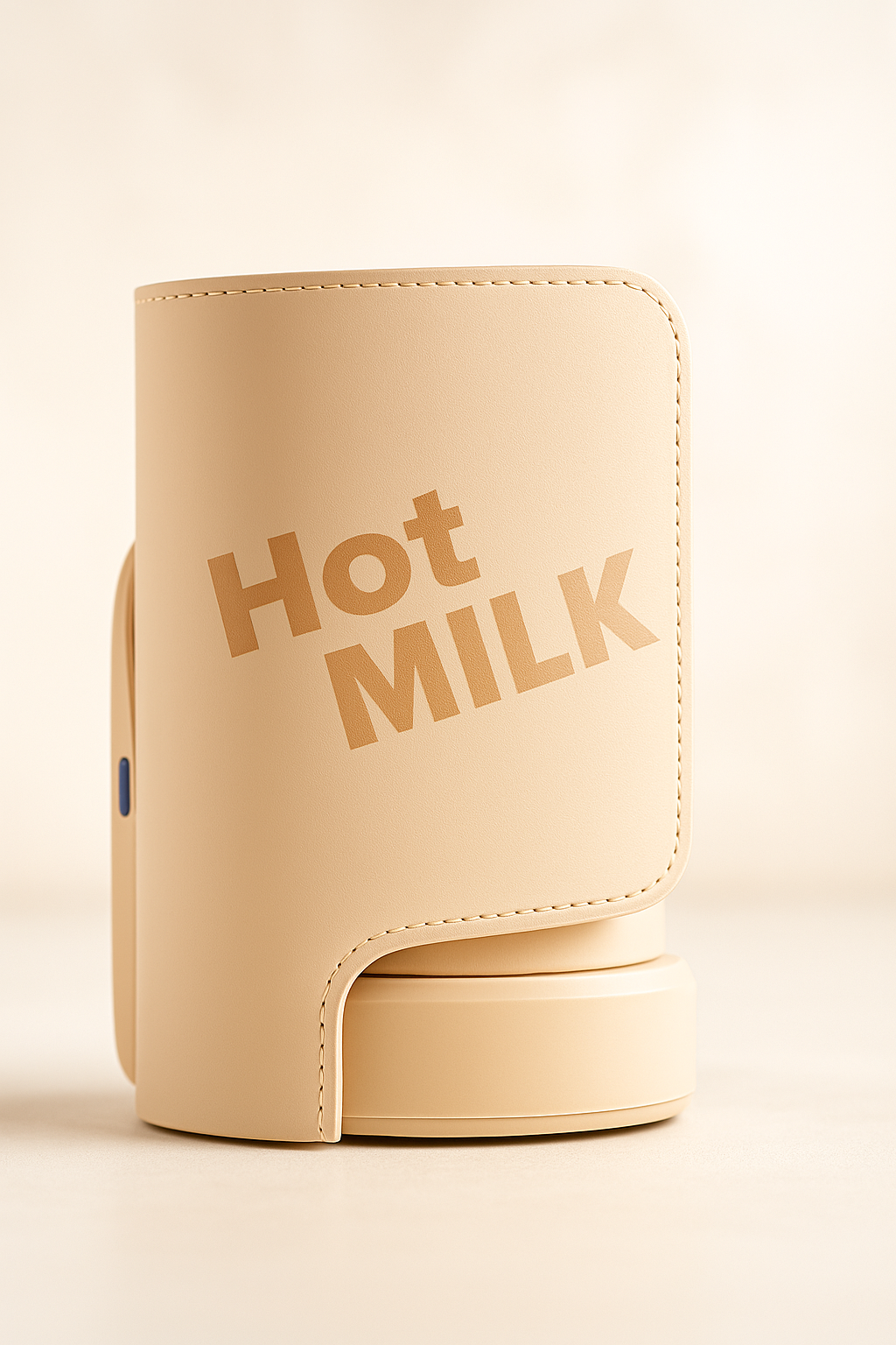 Baby B♡nd Draagbare Flesverwarmer – USB Oplaadbaar – Digitale Temperatuurweergave – Crème