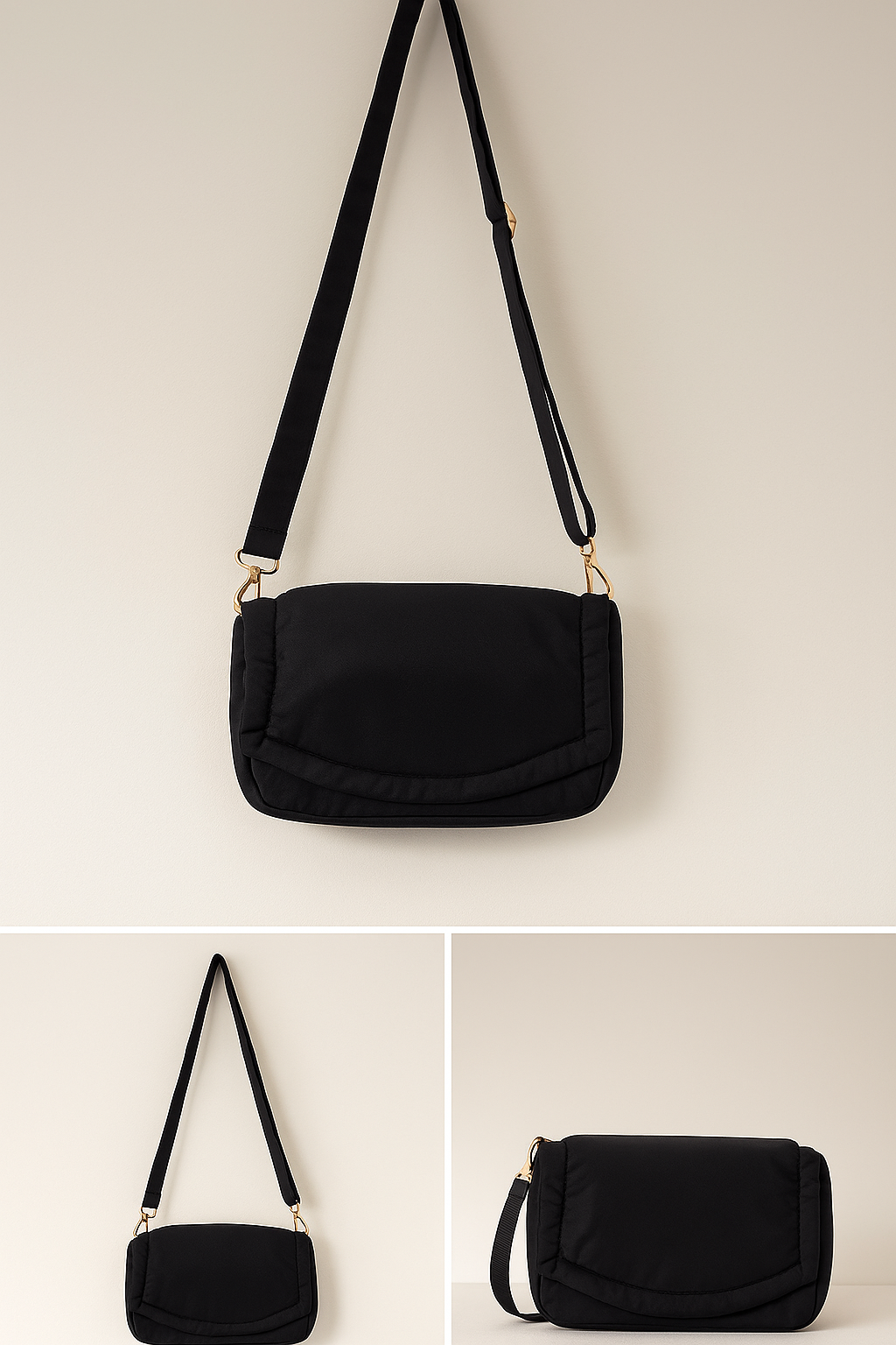 Luxe Gewatteerde Schoudertas – Babybond