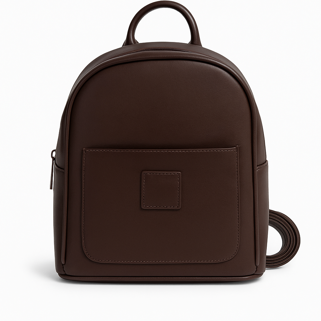 Baby B♡nd Dames Rugzak – Cognac / Chocoladebruin – Vegan Leer