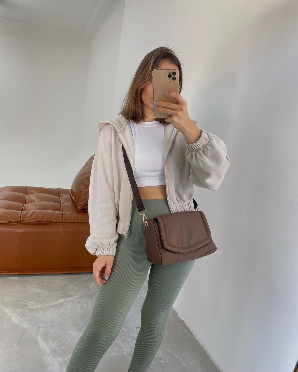 Luxe Gewatteerde Schoudertas – Babybond