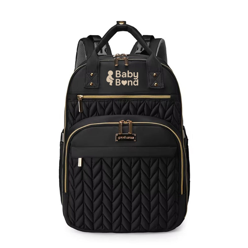 Baby B♡nd Luxe Luiertas – Multifunctionele Verzorgingstas met Verschoonmat & Thermovakken