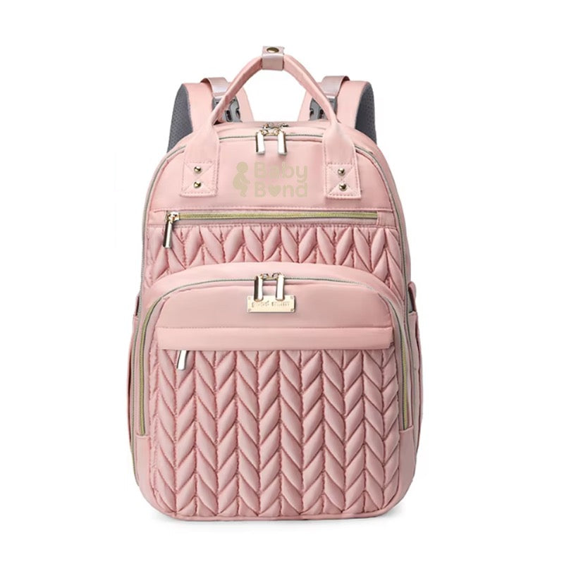 Baby B♡nd Luxe Luiertas – Multifunctionele Verzorgingstas met Verschoonmat & Thermovakken